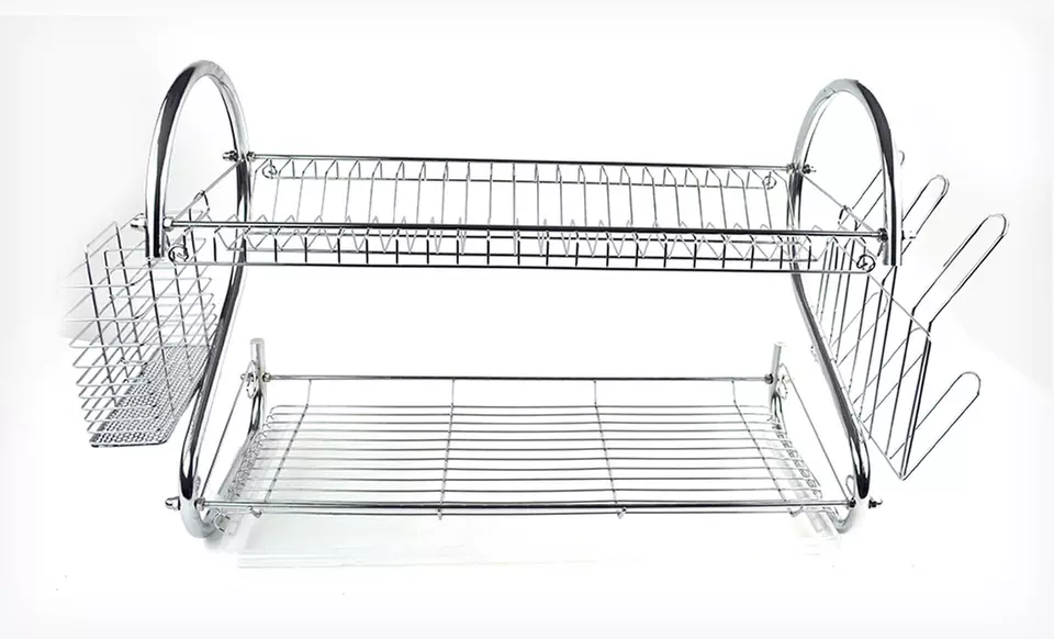 $21.99 for a Two-Tier Chrome Dish Rack ($44.64 List Price). Free Shipping and Returns. - Second Medium