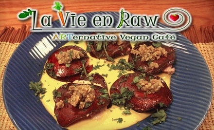 $6 for $12 Worth of Raw Vegan Fare at La Vie En Raw Café  - Primary Image