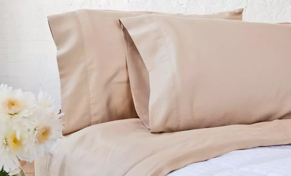 $39.99 for Venus Suite Swiss-Dot Sheet Sets (Up to $120 List Price). Four Colors Available. Free Shipping and Returns. - Primary Image