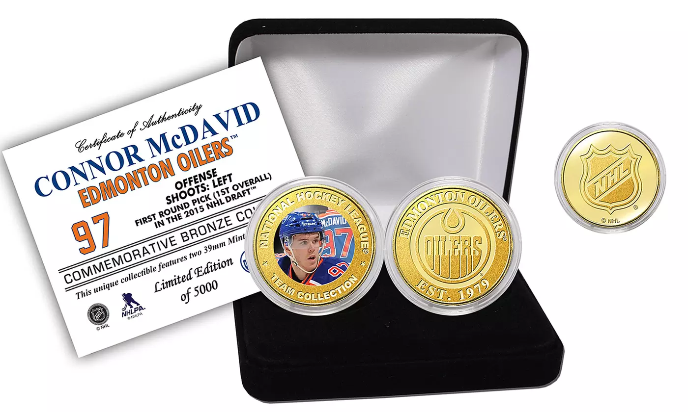NHL Connor McDavid Framed Photo or Coin Set - Second Medium
