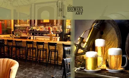 $15 for $30 Worth of Beer, Creative Cuisine, and Drinks at The Brewer's Art - Primary Image
