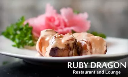 $15 for $30 Worth of Fine Pan-Asian Cuisine and More at Ruby Dragon Restaurant and Lounge - Primary Image