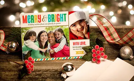 40, 75 or 110 5”x7” Custom Holiday Flat Cards from Zazzle with Envelopes. Shipping Included (Up to 78% Off) - Primary Image