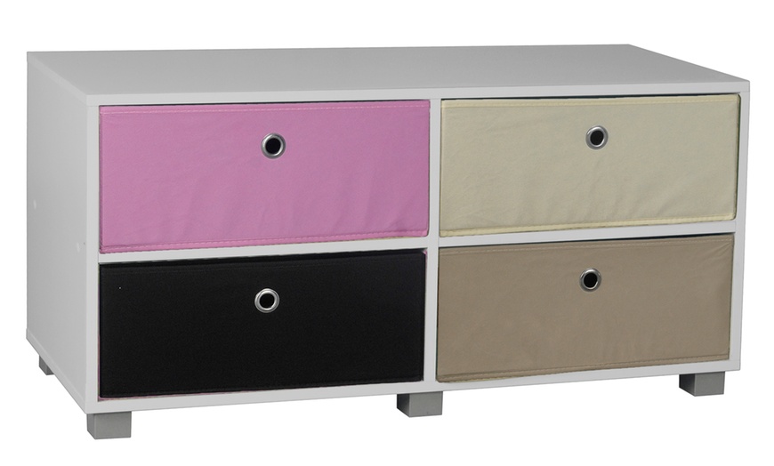 Image 30: TV Stand with Optional Drawers