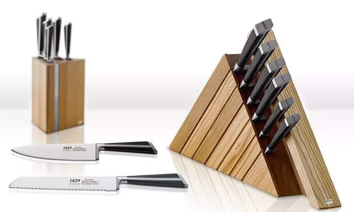 Hochwertiges 6- oder 7-teiliges Messer-Set „Black Magic“ von 1829 carl schmidt sohn in einer Geschenkbox ab 54,99 € - Primary Image