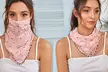 1 ou 2 foulards avec masque de mode, imprimé floral au choix - Image 4