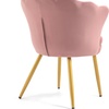Image 3: Fluwelen schelp fauteuil