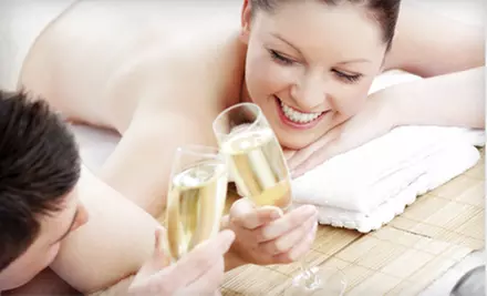 $99 for a Couples Massage Class with Champagne Dinner at La Dolce Vita Spa in Long Beach ($248 Value) - Primary Image