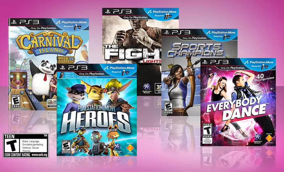 $37.99 for a PS3 Move 5-Game Bundle ($199.95 List Price). Free Shipping and Returns. - Primary Image