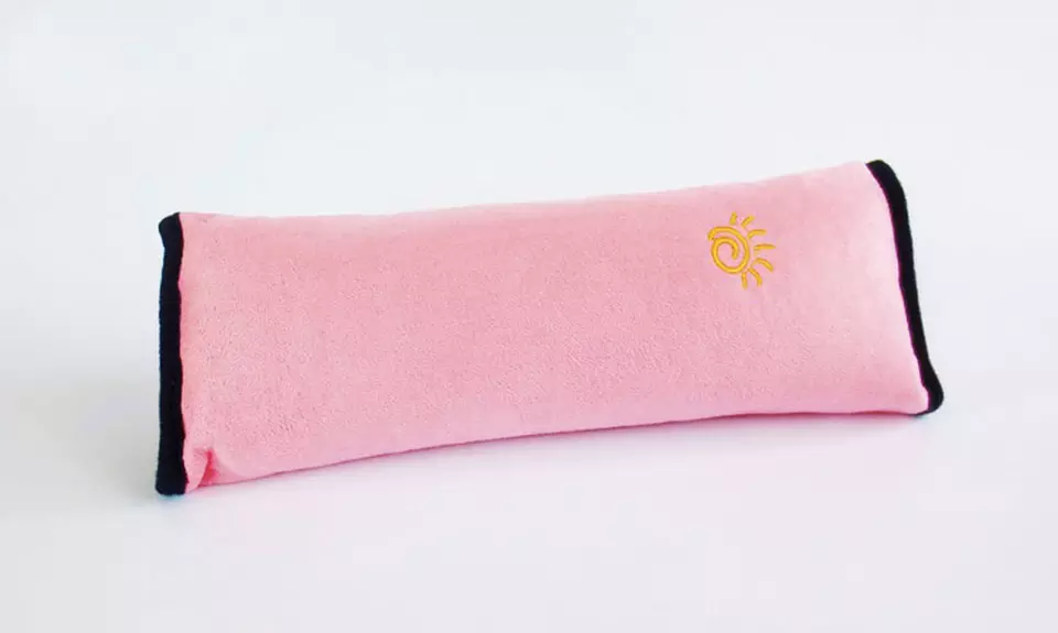 1x oder 2x Sicherheitsgurt-Kissen in Pink, Blau oder Grau - Second Medium