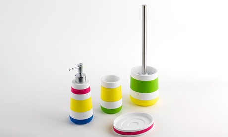 Accessori da bagno TFT Furniture, realizzati in resina multicolore