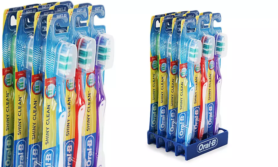 Oral-B Shiny Clean Toothbrush (12-Pack) - Primary Image