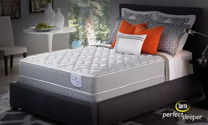 Hot Buy: Serta Perfect Sleeper Firm Mattress Set. $469.99–$749.99. Free White Glove Delivery. 20-Year Warranty. - Primary Image