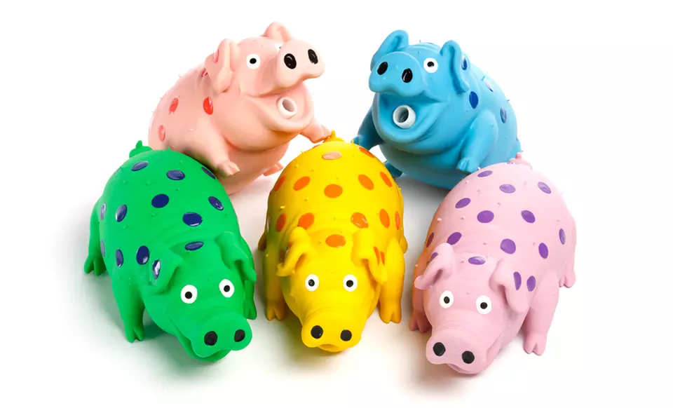Multipet Globlet Pig 9" Honking Dog Toy. Free Returns. - Primary Image