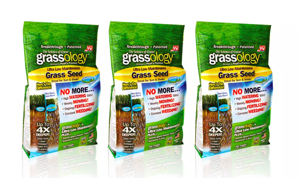Grassology Ultra Low Maintenance Grass Seed (3-Pack) - Primary Image