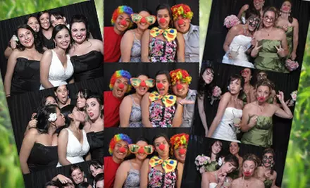 $495 for a Three-Hour Photo-Booth Rental, Scrapbooking Kit, and Party-Prop Kit from Elegant Photo Booths ($990 Value) - Primary Image