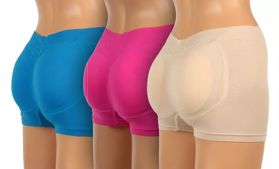 Booty Boosters Padded Boy Shorts. Multiple Colors Available. - Primary Image