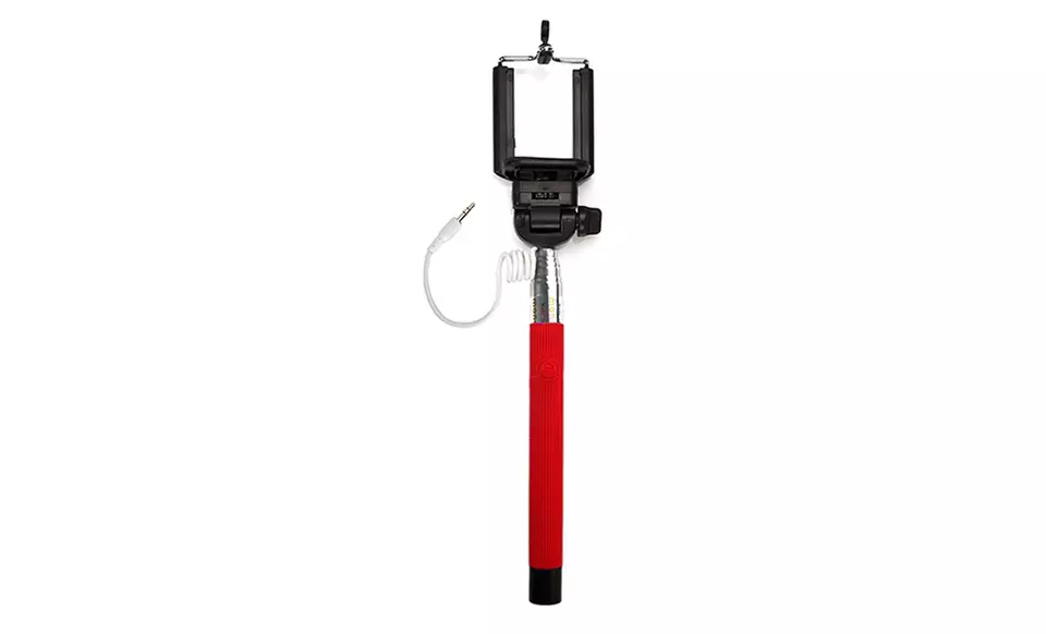 SwissTek Universal Selfie Stick with Built-In Remote Shutter - Second Medium