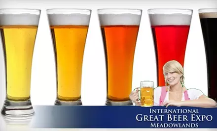 $21 for Admission to the International Great Beer Expo in Secaucus - Primary Image