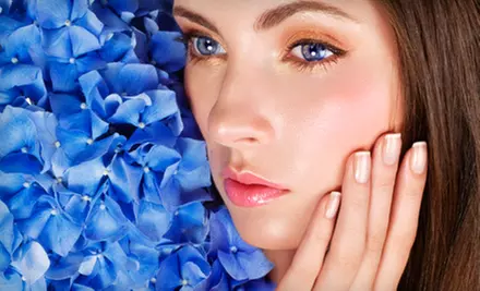 Shellac Manicures and Stress-Relief Facials at Glo Spa in Etobicoke (Up to 69% Off). Four Options Available. - Primary Image