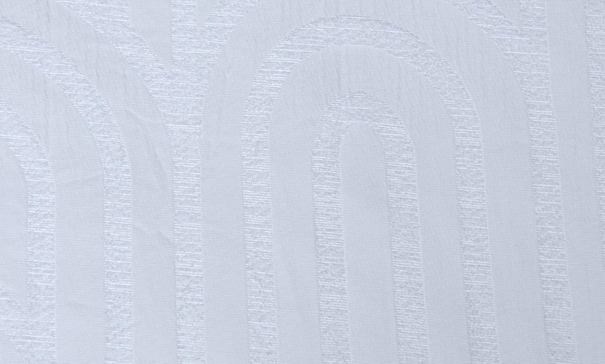 Image 5: U Shape Geometric Tufted Duvet Cover Set