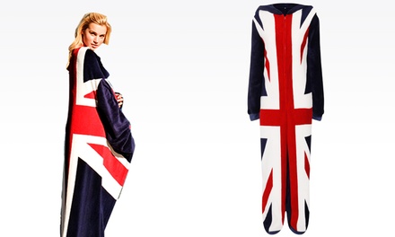 union jack onesie