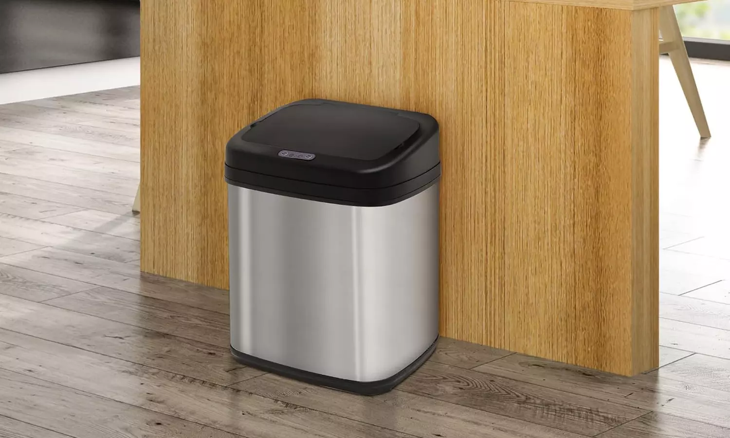 HomCom Stainless Steel Automatic Sensor Trash Bin