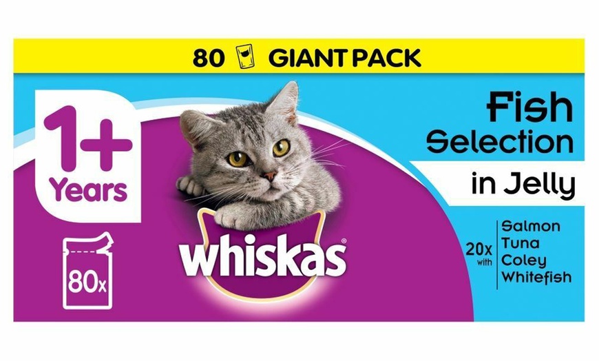 Image 4: Whiskas 80-Pouch Cat Food Box