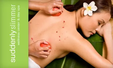 $65 for $135 Toward Your Choice of Body Scrub Treatment or Massage at Suddenly Slimmer Day Spa - Primary Image