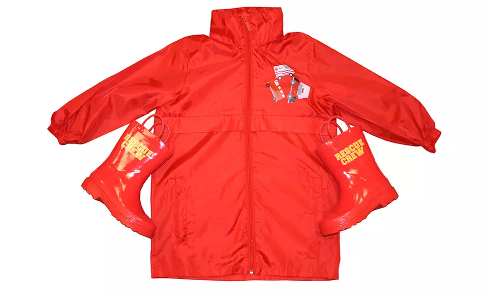 Totes Kids' Raincoats and Boots Sets. Multiple Styles Available. Free Returns. - Second Medium
