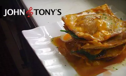 $15 for $30 Worth of Fine Dining and Drinks at John & Tony's Restaurant in West Chicago - Primary Image