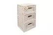 Woodluv 3- or 4-Drawer Wicker Storage Unit - Second Medium