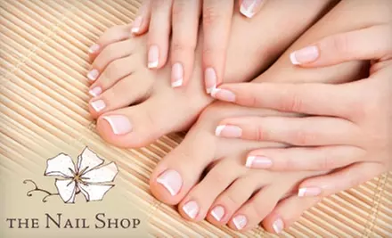 Mani-Pedi at The Nail Shop. Choose from Two Options. - Primary Image