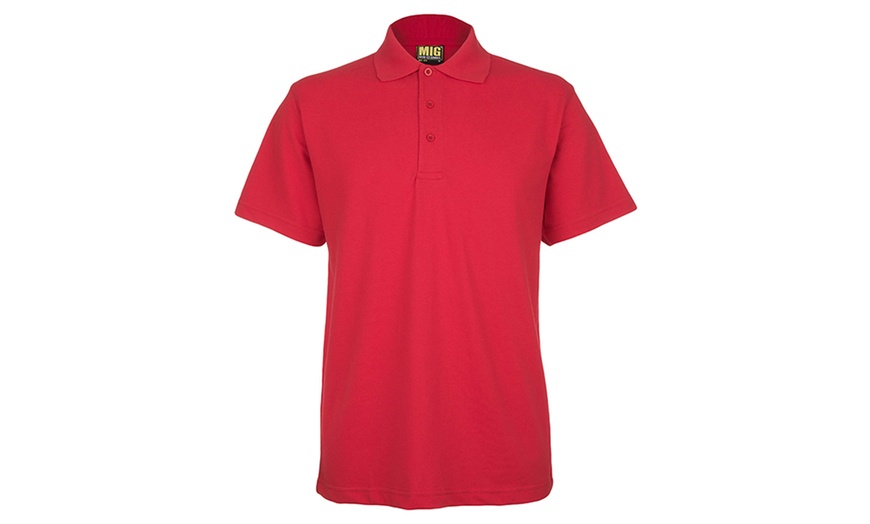 Image 7: Men's Pique Polo Top Up to 4XL