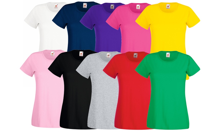 Image 6: Fruit of the Loom Women's T-Shirts