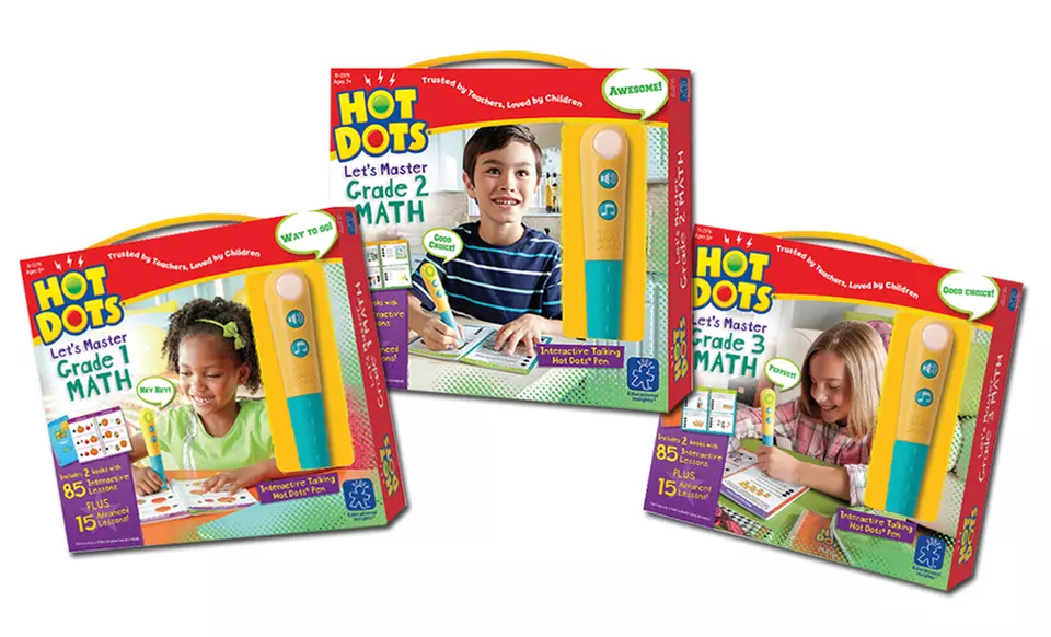 Hot Dots Let's Master Math Grades 1-3 - Primary Image