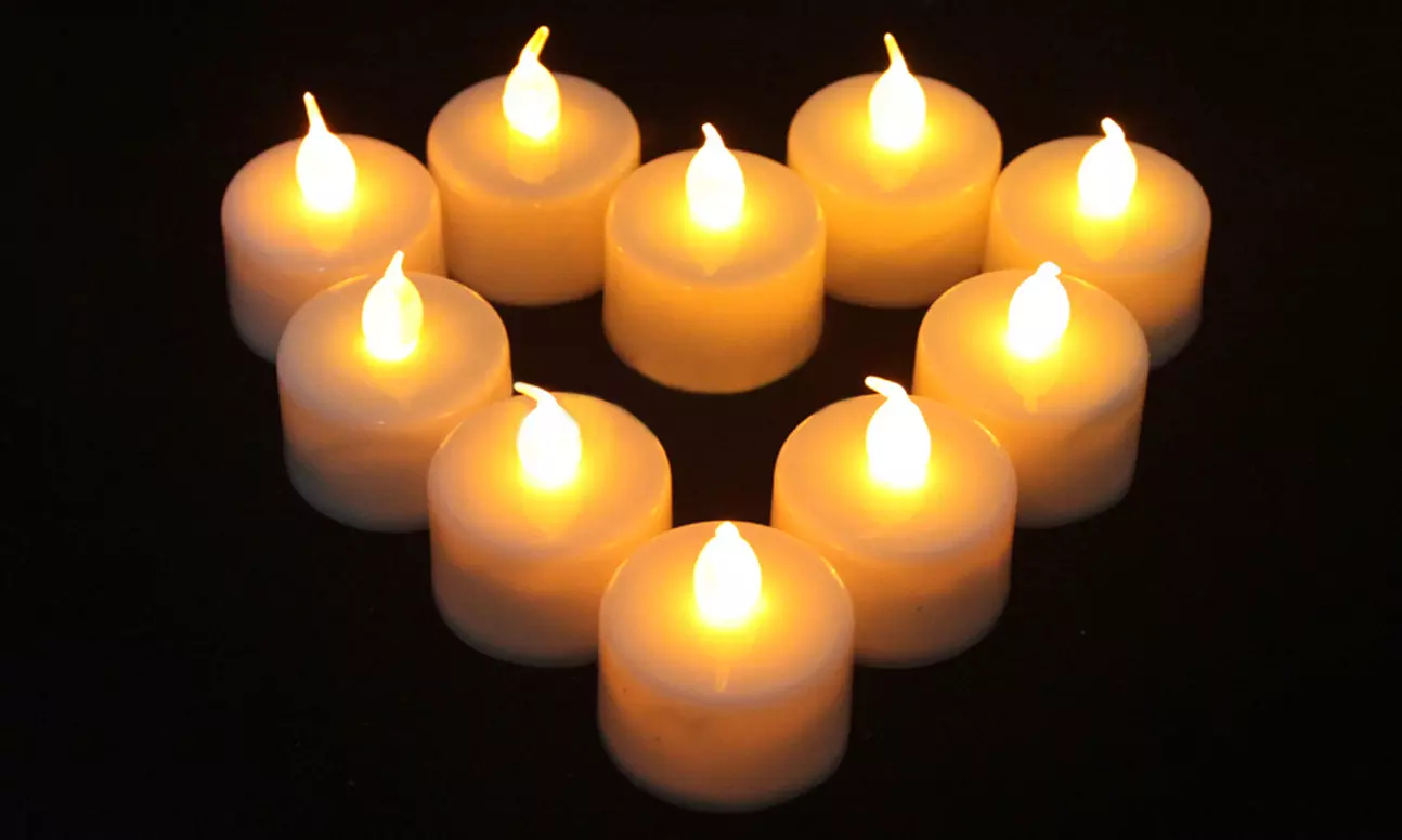 Flameless Color-Changing LED Tea Light (12-Pack) - Second Medium