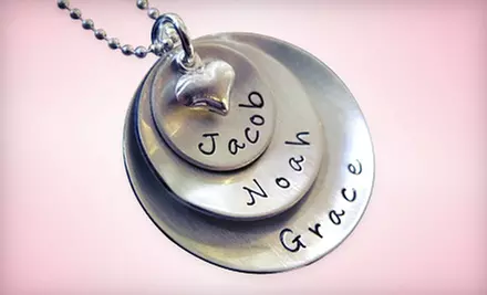 Personalized Jewelry from AJ's Collection (Up to 53% Off). Two Options Available. - Primary Image