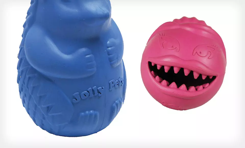 Hedgehog and Monster Ball Pet Toys (Up to 73% Off). Multiple Toys and Sizes Available. - Second Medium