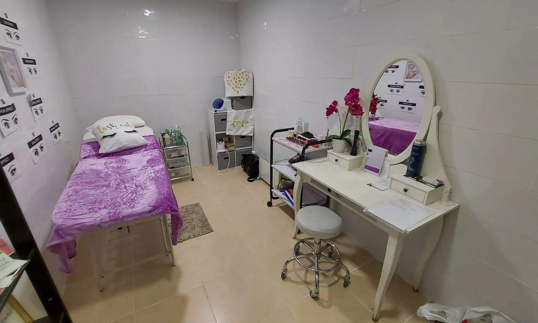 Extensiones de pestañas