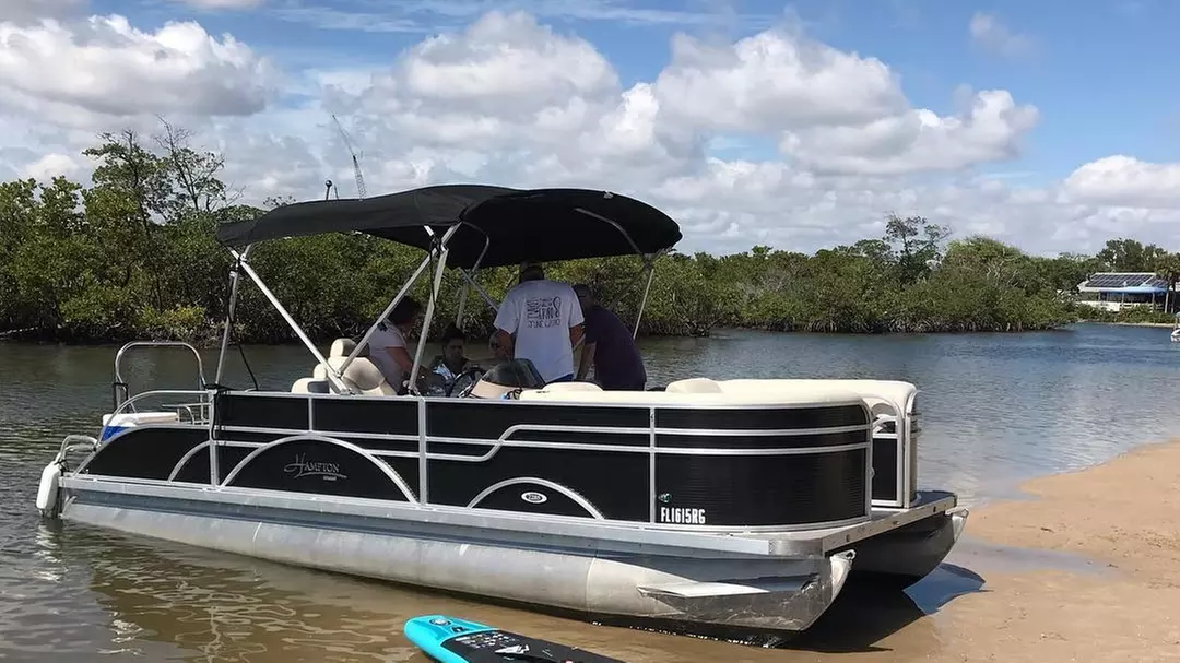 Cruise in Comfort with Pontoon Boat Rental at Lauderdale Adventures (Up to 36% Off) - Primary Image
