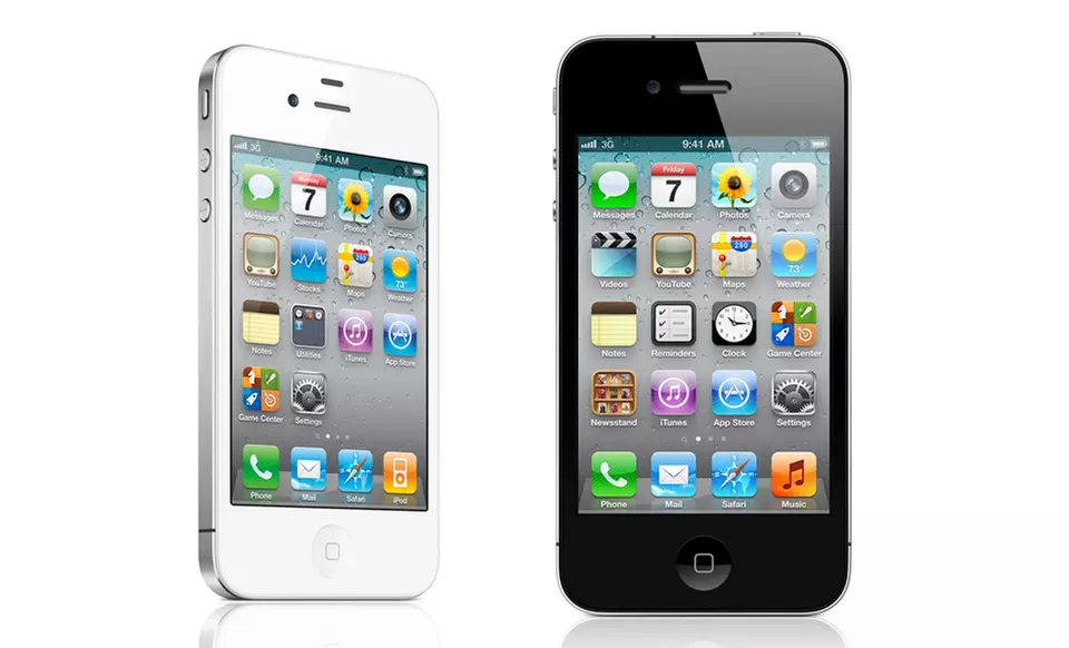 Apple iPhone 4 for Verizon and Page Plus (Refurbished). 8GB, 16GB, and 32GB Models from $119.99–$149.99. - Primary Image