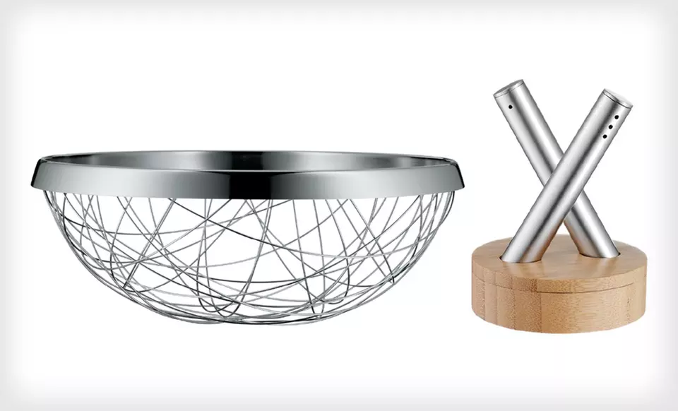 $39 for a Tabletop Gift Set with Bread Basket and Salt and Pepper Shakers ($90 List Price). Free Shipping and Returns. - Primary Image