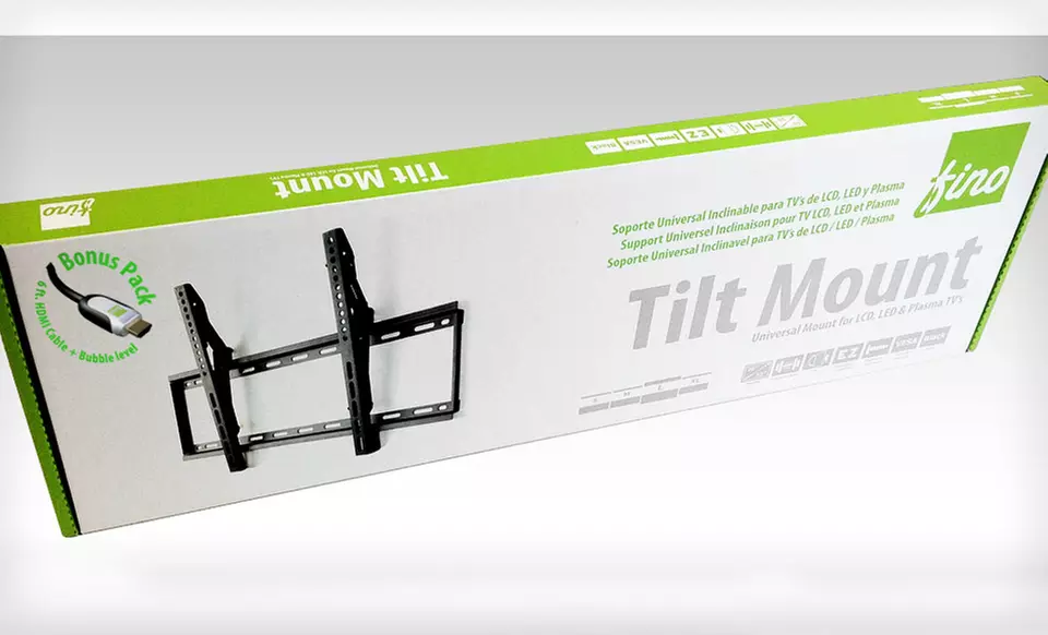 $24 for a FinoAV Large TV Tilt Mount and a 6-Foot HDMI Cable ($148 List Price). Free Shipping and Free Returns. - Second Medium