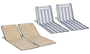 Outsunny Two Foldable Beach Mats