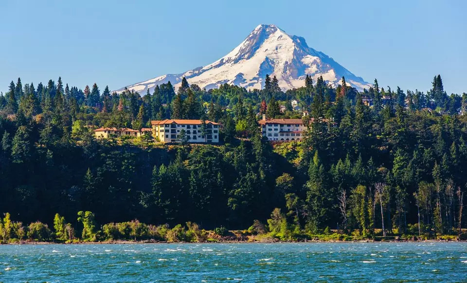 1-, 2-, or 3-Night Stay with Wine-Tasting Vouchers at Columbia Cliff Villas in Hood River, OR - Primary Image