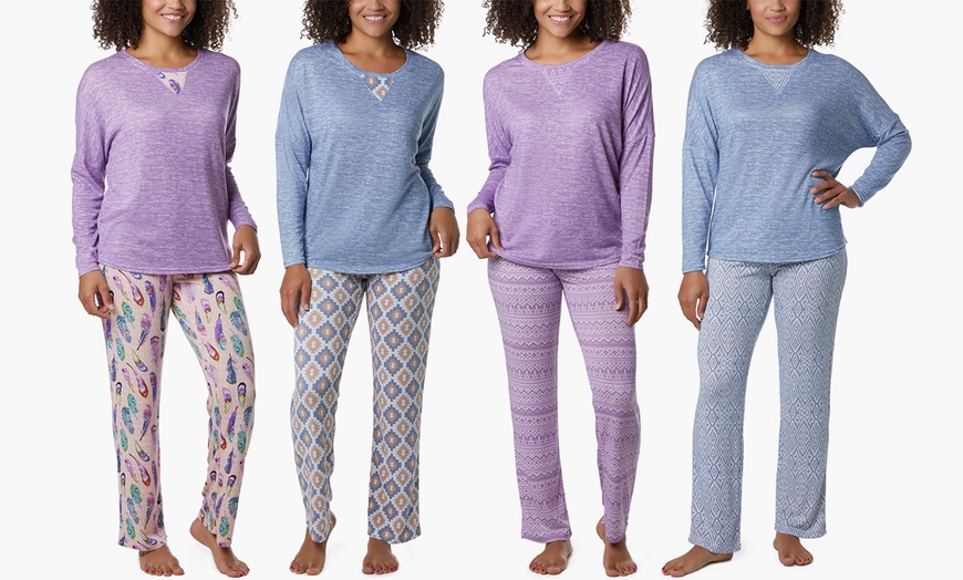 Muk Luks Butter Knit Sleep Set (2-Piece) (Size S) | Groupon