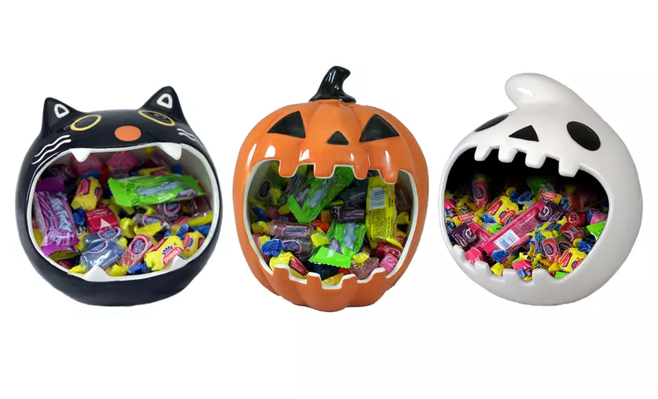 Halloween Ceramic Candy Bowl - Primary Image