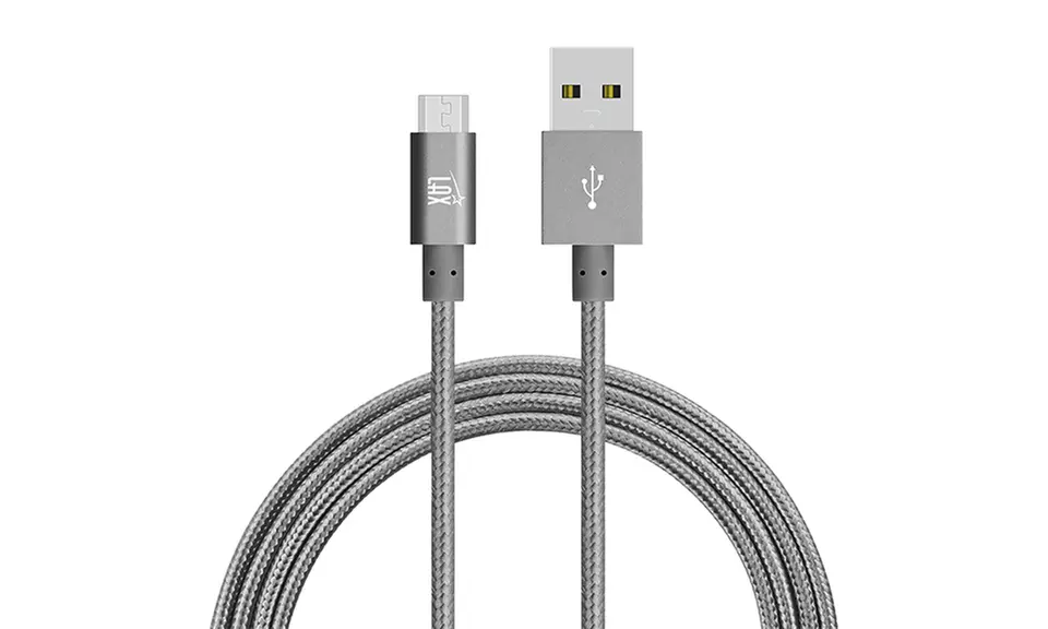 LAX 10Ft. Braided Micro-USB Charge and Sync Cable - Second Medium