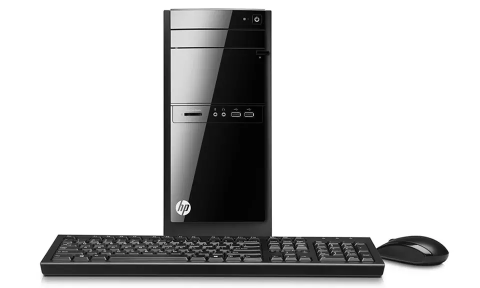 HP Desktop PC Tower with Intel Celeron J1800 Processor, 4GB RAM, and 500GB Hard Drive (Manufacturer Refurbished) - Primary Image